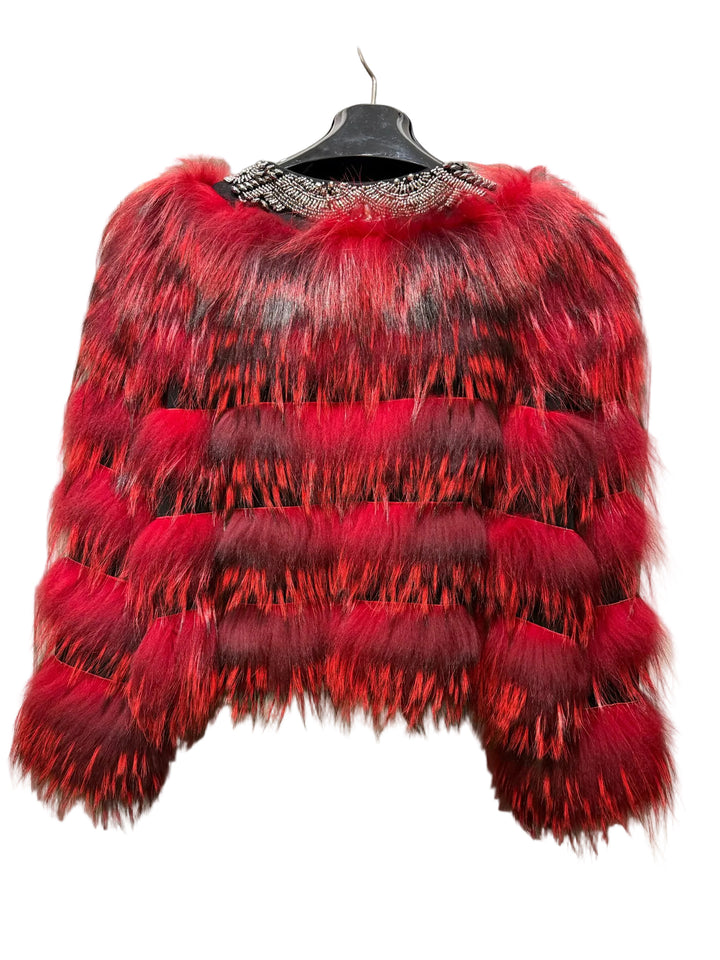 NWT Julia & Stella Fox Bolero Jacket Sz L