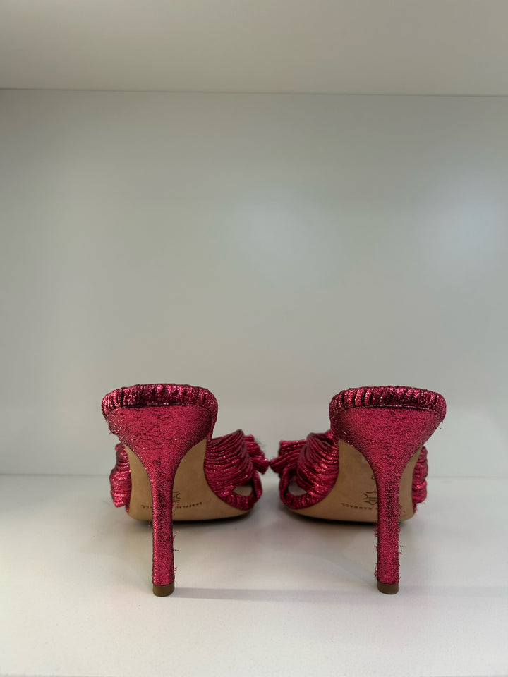 Loeffler Randall Claudia Open Toe Mule Shoes Sz 12