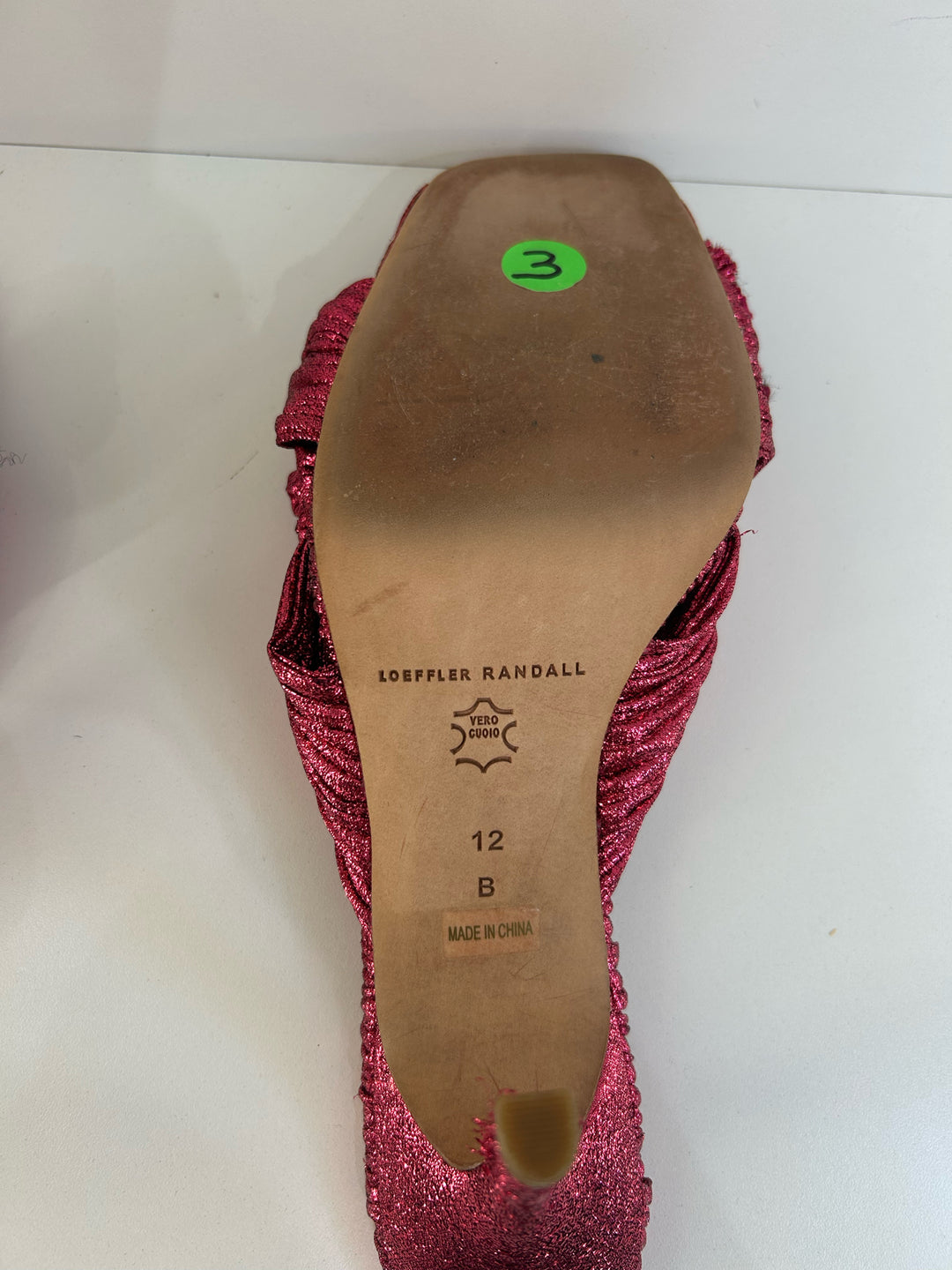 Loeffler Randall Claudia Open Toe Mule Shoes Sz 12