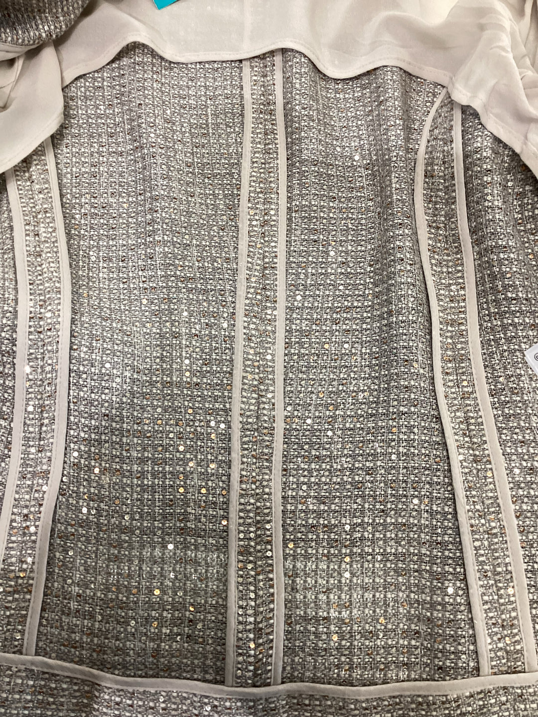 Escada Hidden Closure Sequin + Tweed Jacket Size 6