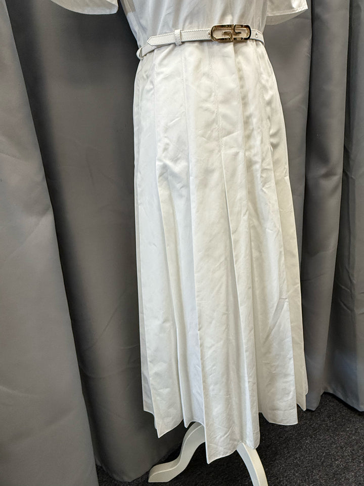 NWT Gucci White S/S Polo DRESS Size 40