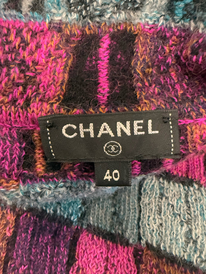 Chanel 2018 Paris-Hamburg Turtleneck Sweater Size 40