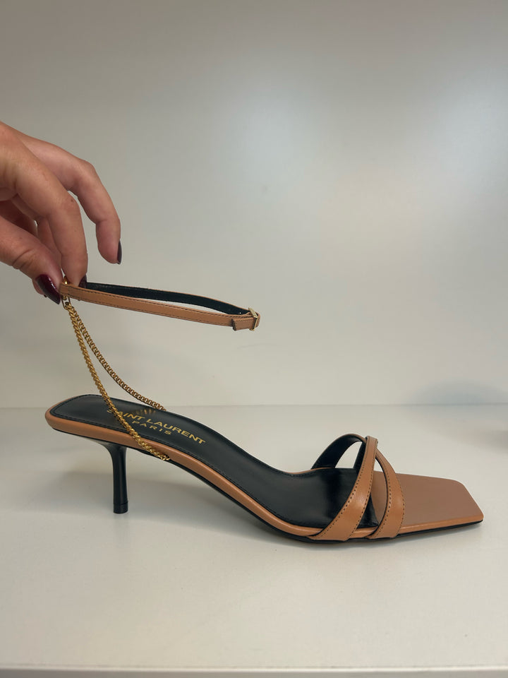 NIB Yves Saint Laurent Melody Kitten Heel Shoes Sz 36.5