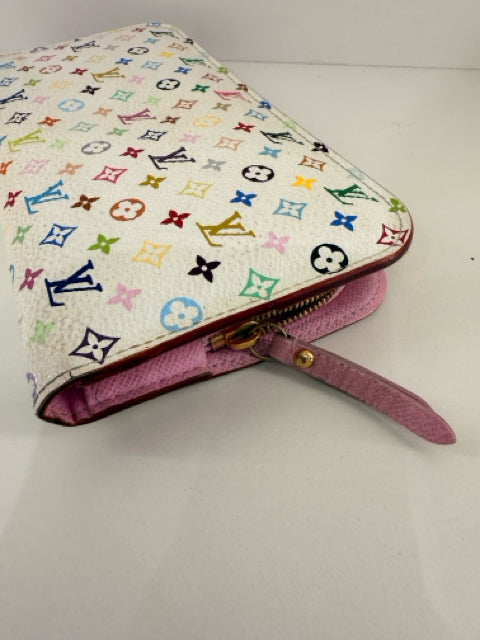 Pre Owned Louis Vuitton murakami long wallet CO4039 w box & dustbag