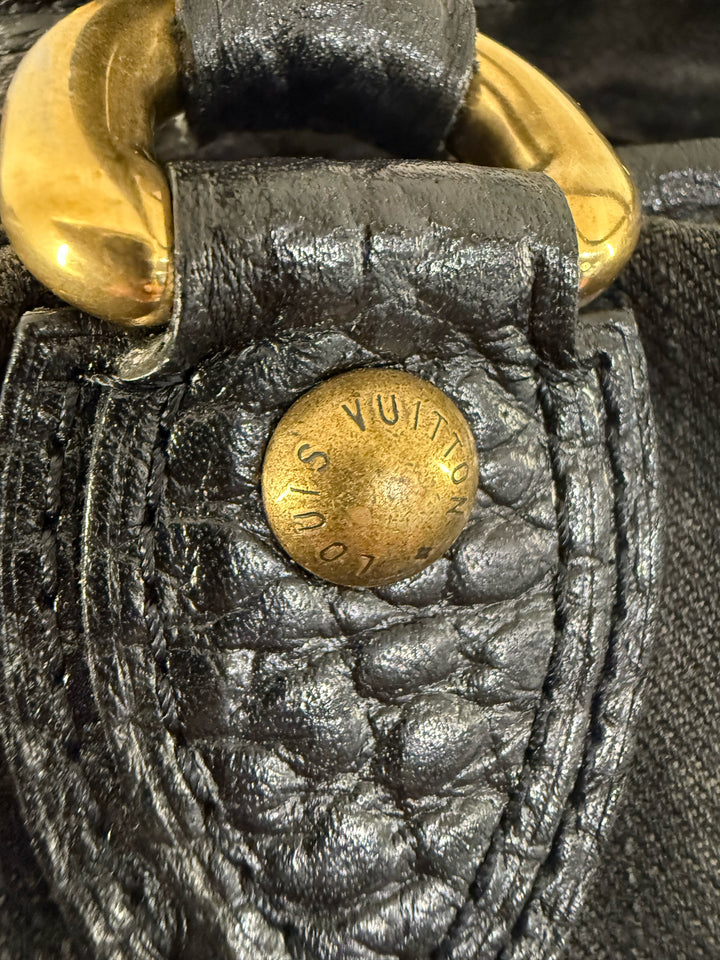 Louis Vuitton Black Denim Neo Cabi MM Designer Bag