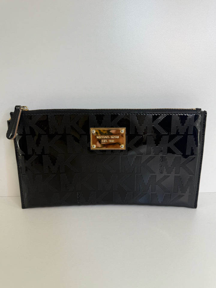 Michael Kors Large Paten Leather Wristlet