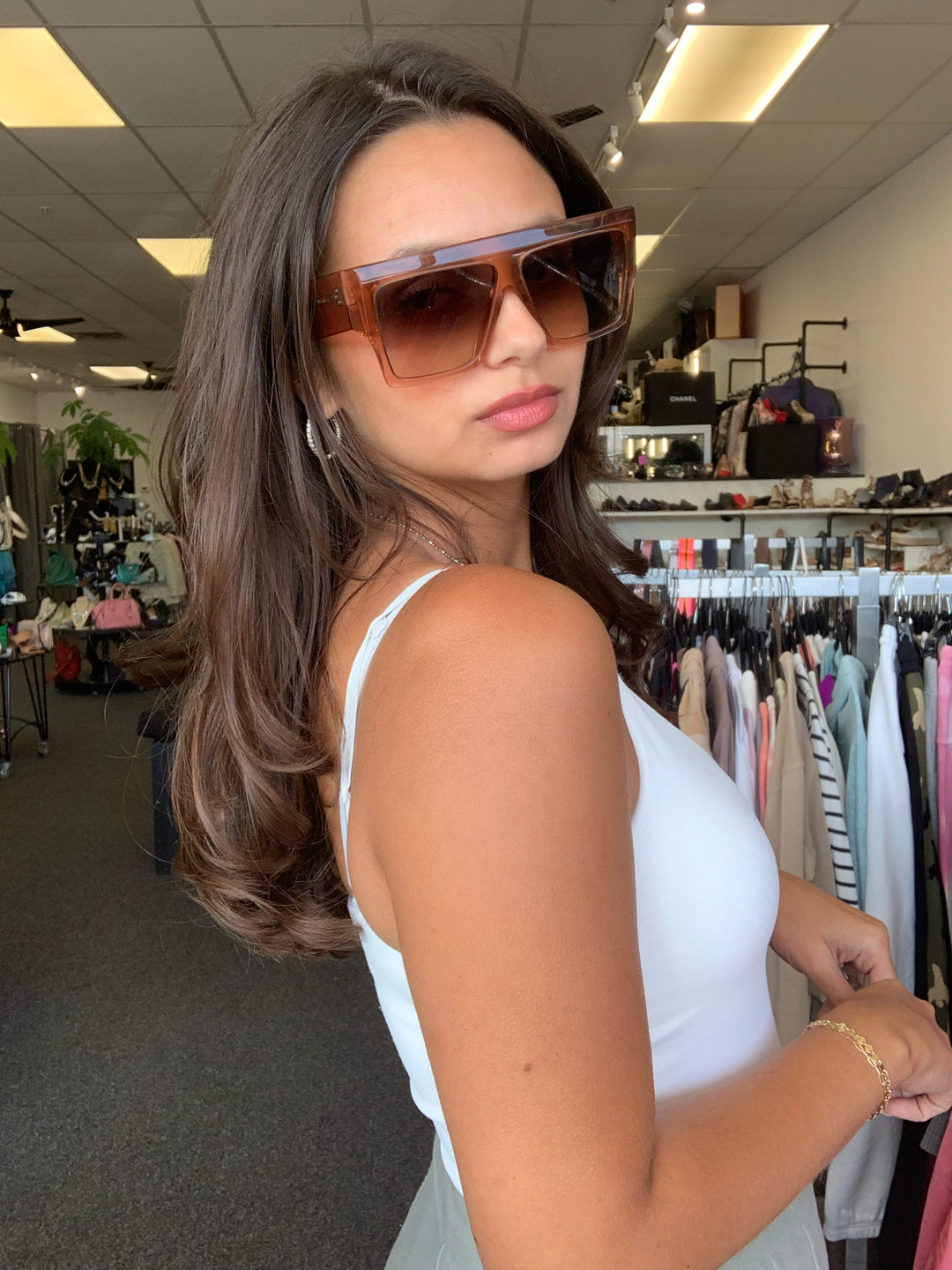 Celine Resin Flat Top SUNGLASSES