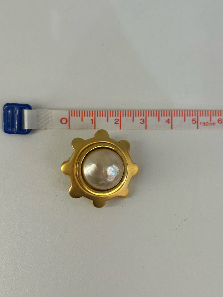 Karl Lagerfeld Clip On Sprocket Earrings