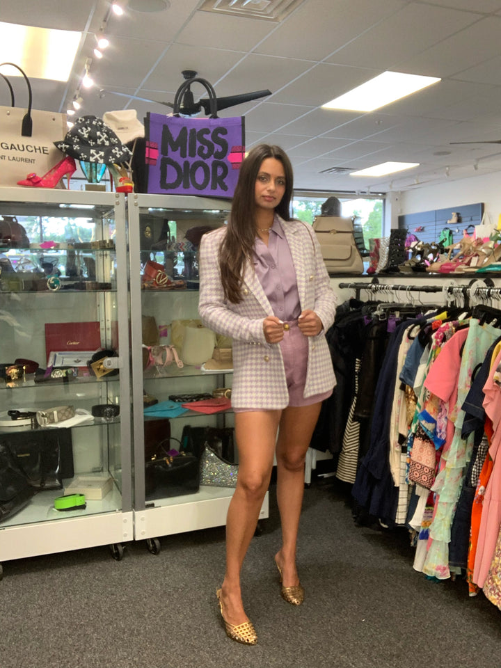 NWT Generation Love Houndstooth Blazer Sz XS