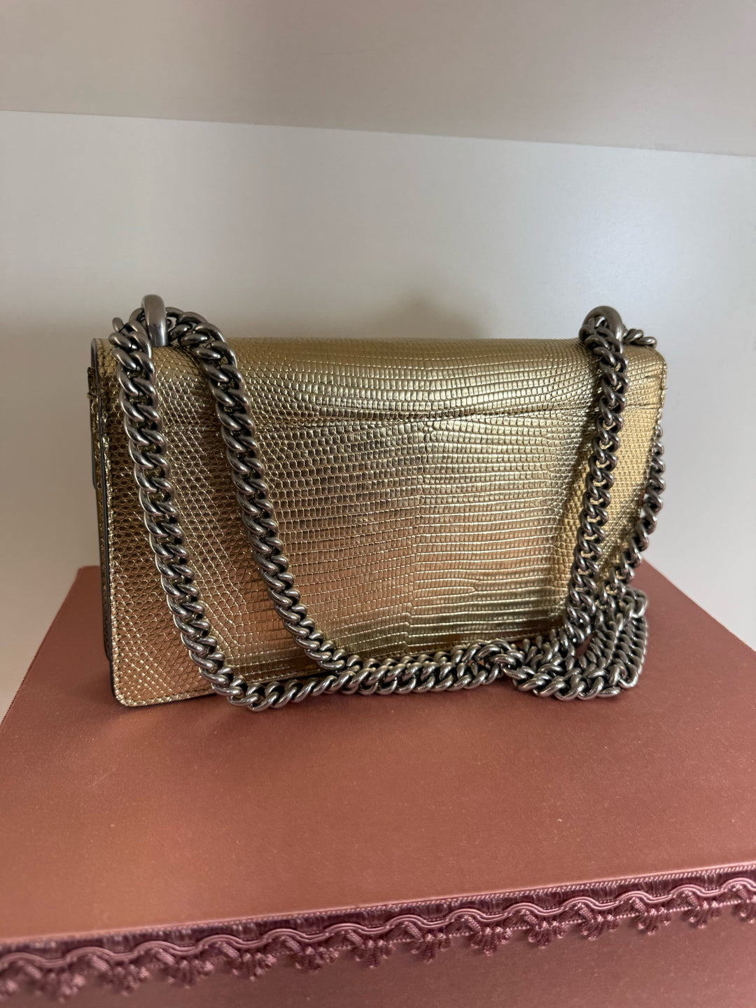 Gucci 2020 DIONYSUS Small Lizard Designer Bag