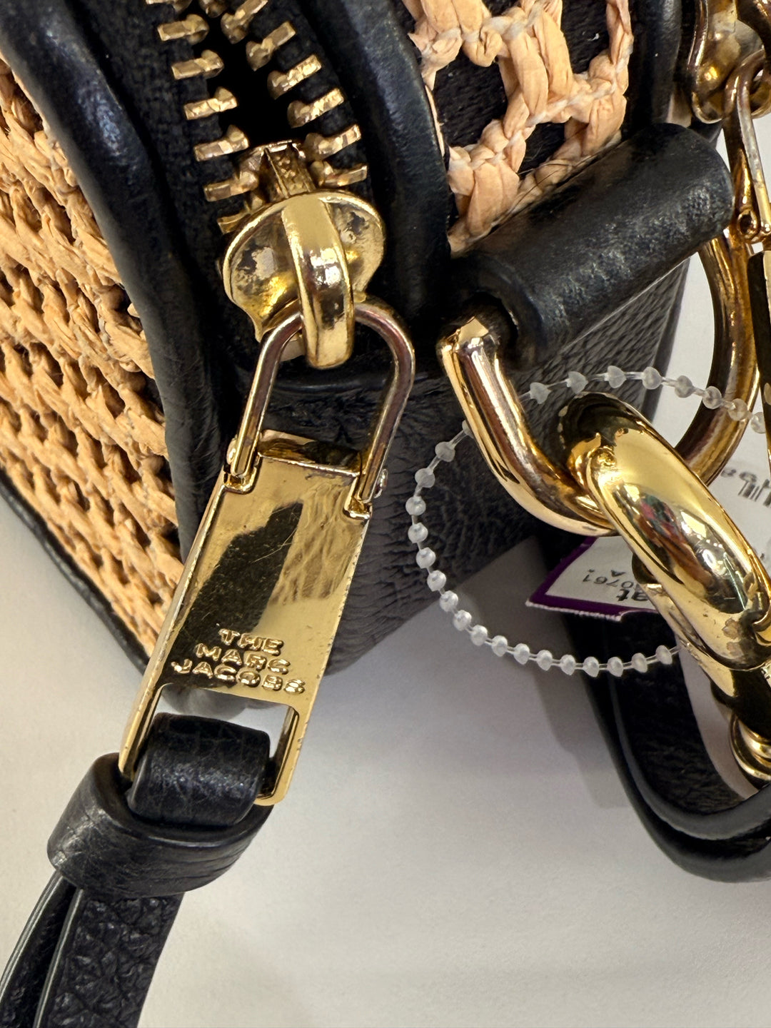 Marc Jacobs Black/Beige Leather Cross Body Bag