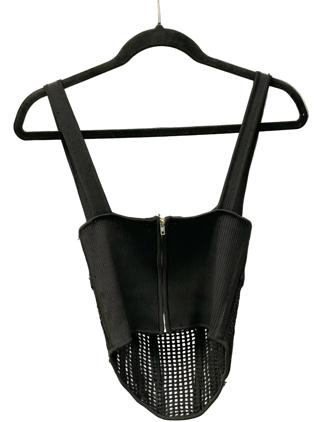 Olivaceous Cropped Bustier Sz M