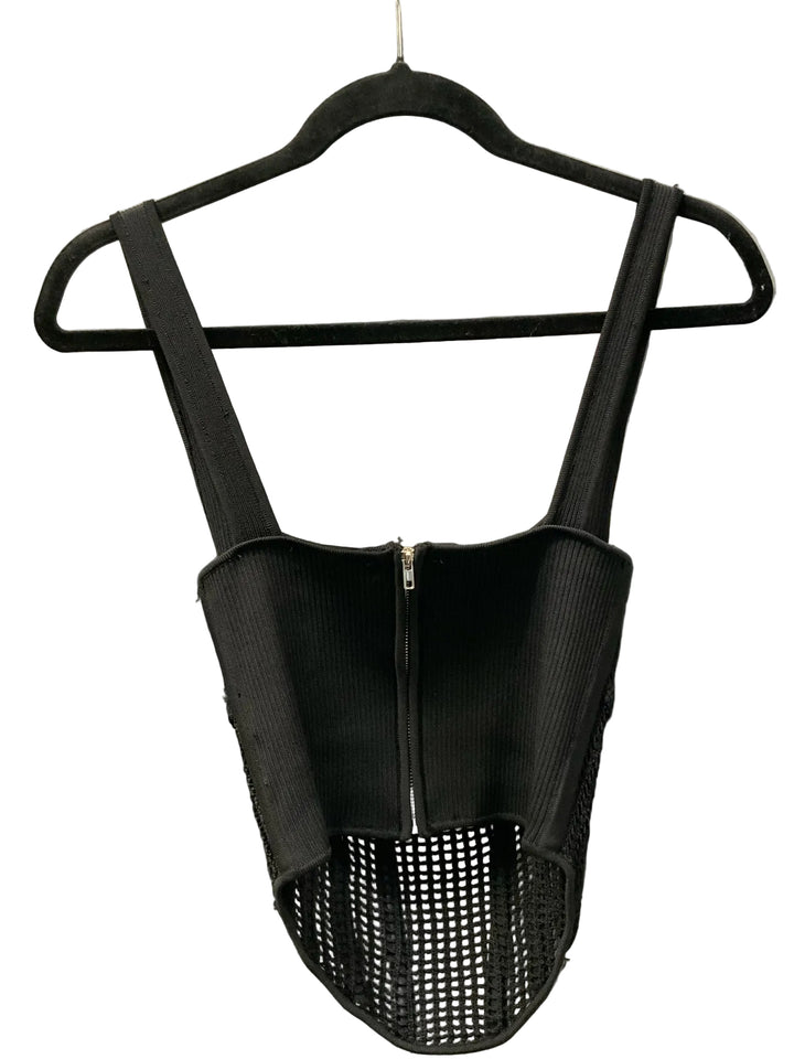 Olivaceous Cropped Bustier Sz M