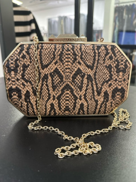BCBG Max Azria Snake Print Clutch