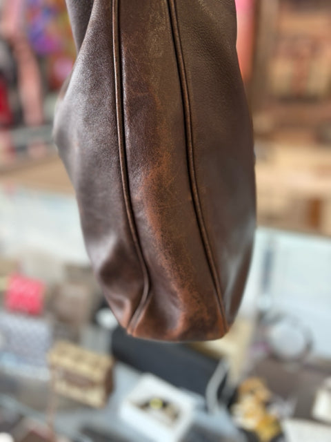 Gucci Bamboo Top Handle Leather Hand Bag Vintage
