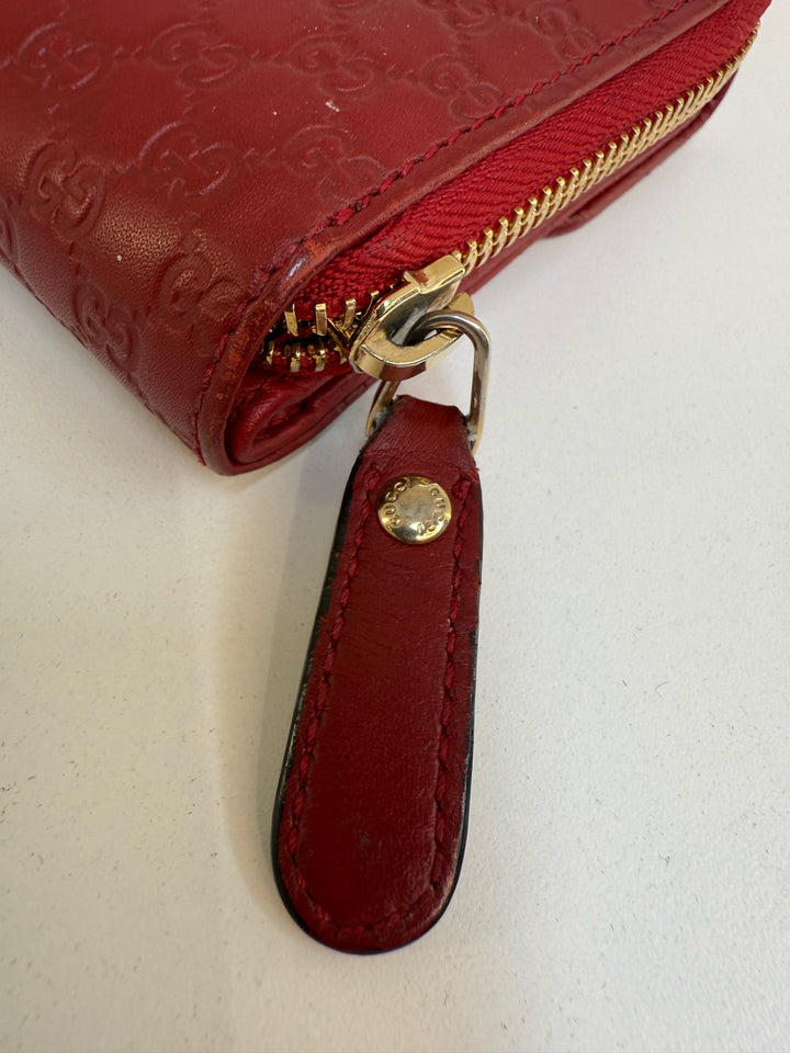 Gucci Continental Flap Micro Guccissima Wallet