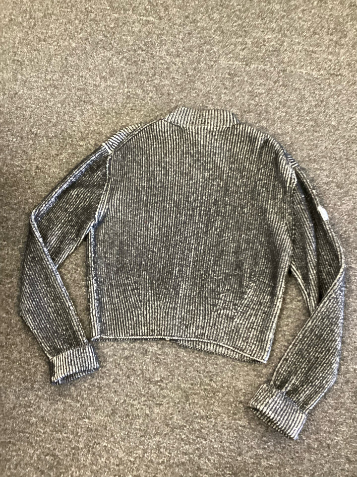 Louis Vuitton Zip Front Ribbed Cashmere Sweater Size Small