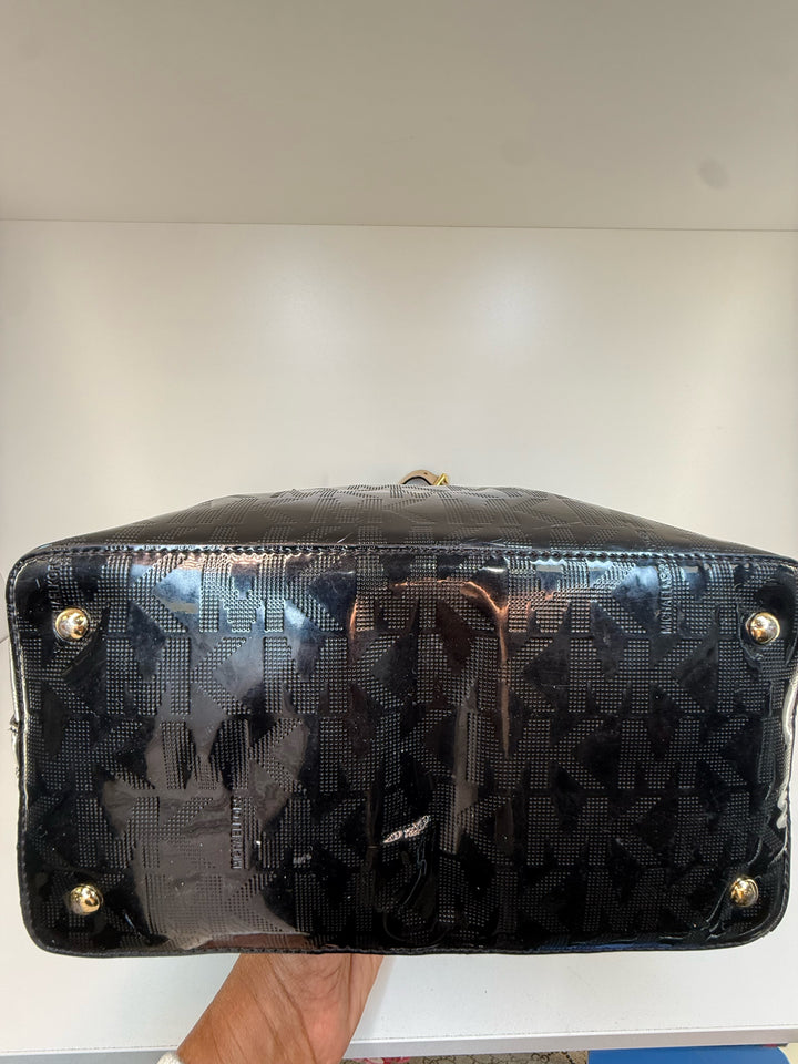 Michael Kors Allover Embossed MK LogoTote Bag