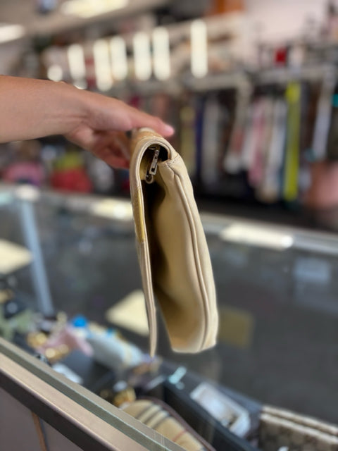 Fendi Leather Clutch Shoulder Bag