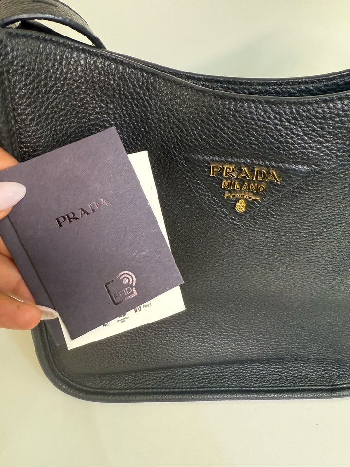 Prada Leather Crossbody Designer Bag