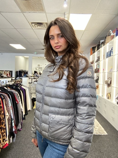 Moncler Grey Sz 4 Puffer Jacket