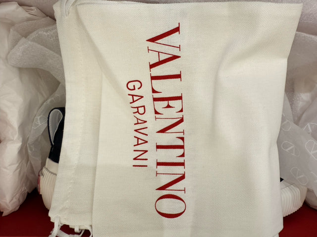 NWT Valentino Garavani Sz 11/11.5 Canvas Slip On Sneakers w/Box