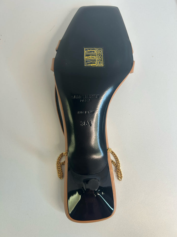 NIB Yves Saint Laurent Melody Kitten Heel Shoes Sz 36.5