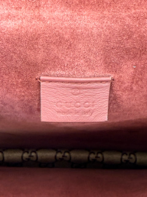 Pre Owned Gucci Dionysis Bloom Silver Hardware Designer Bag