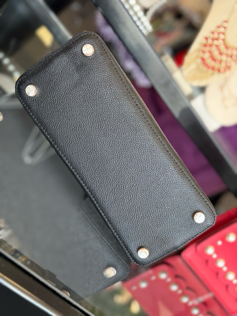 Kate Spade Black Pebbled Leather Satchel  Bag
