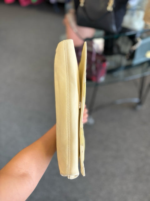 Fendi Leather Clutch Shoulder Bag