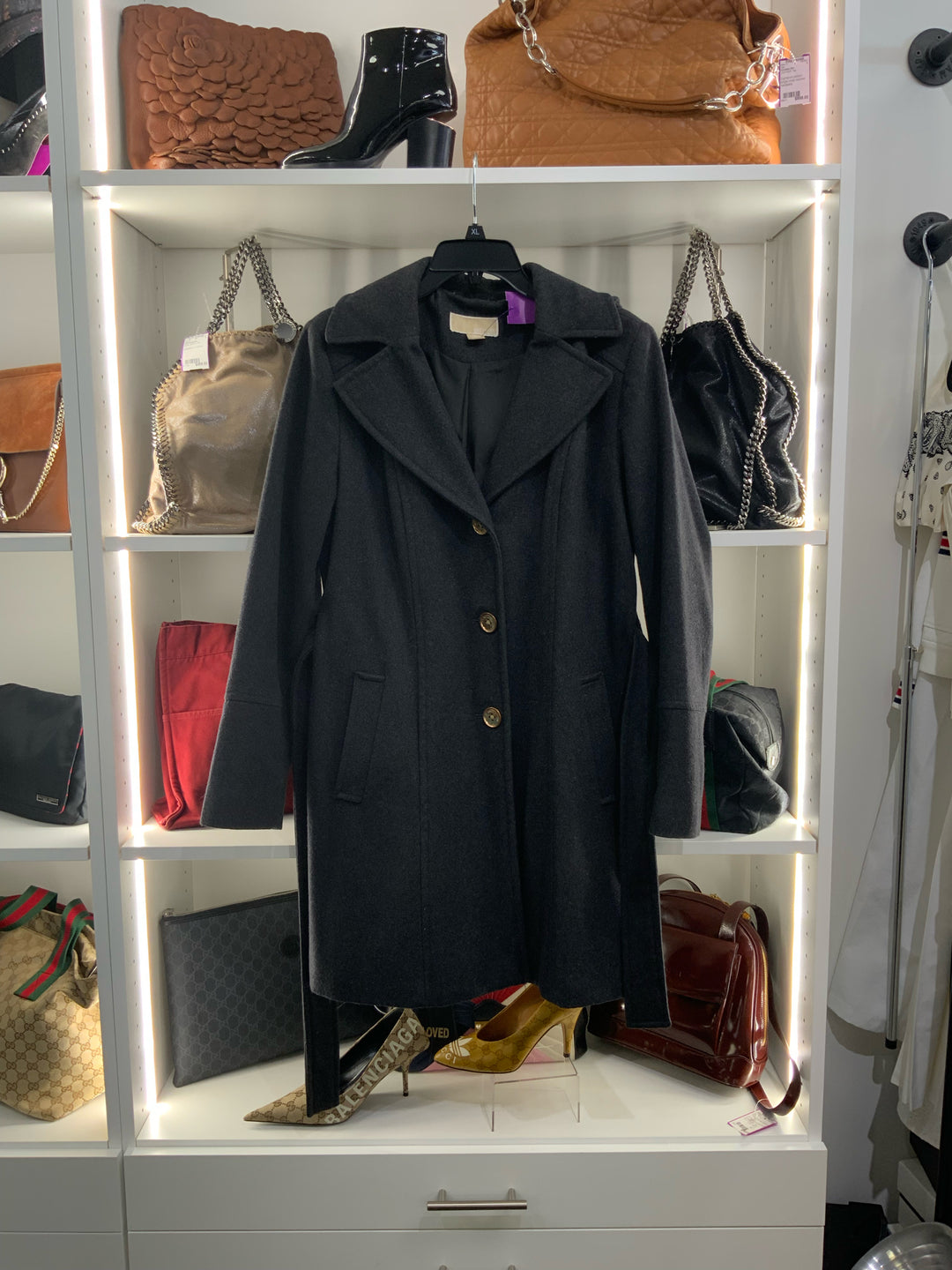 Michael Kors Coat w/ Gold Buttons Size 12