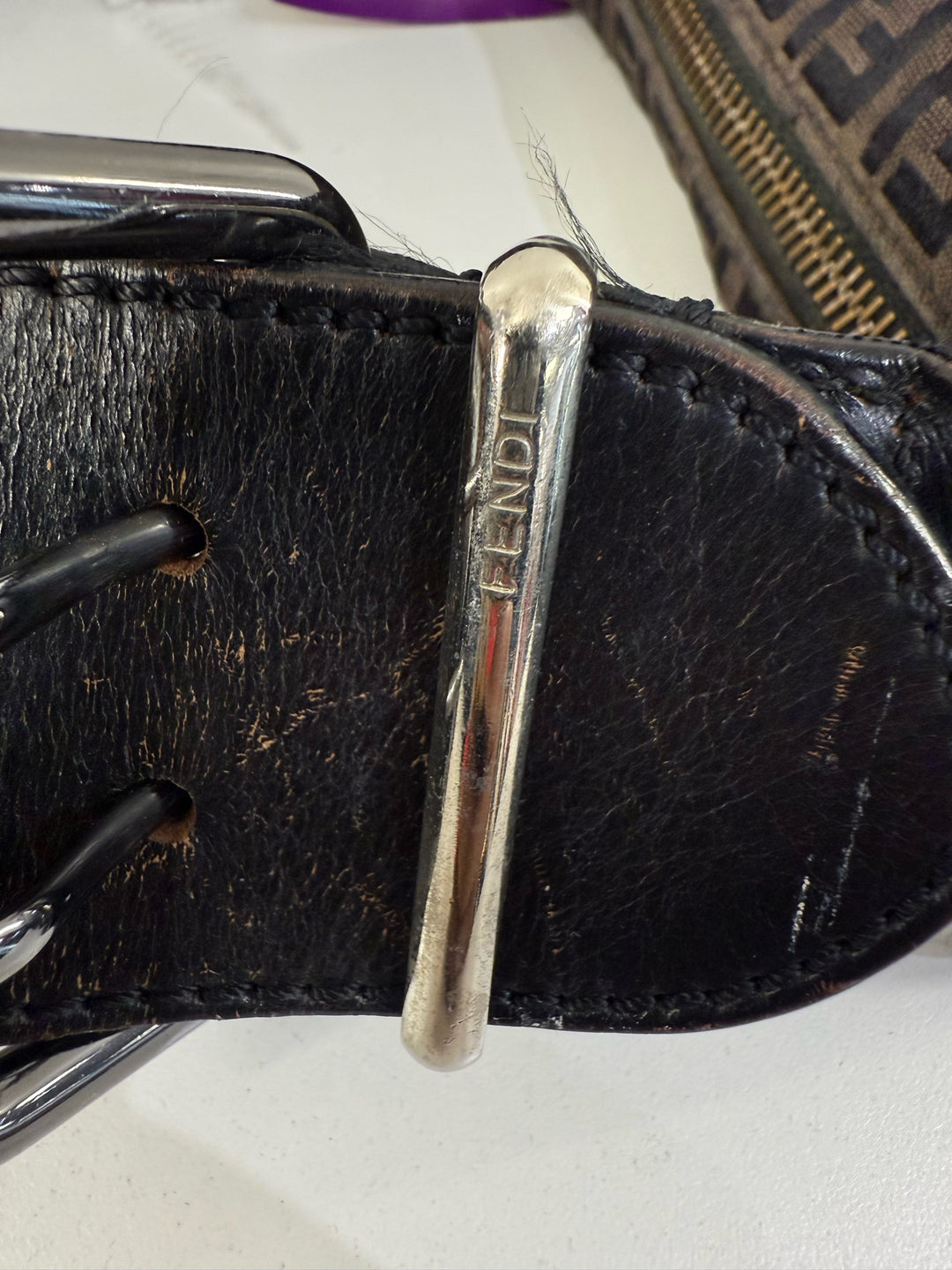 Vintage Fendi Zucca Designer Bag
