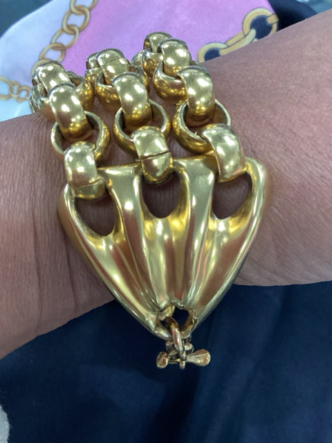 Robert Lee Morris Bracelet Gold Tone