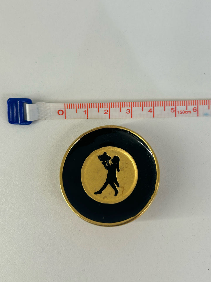 Vintage Karl Lagerfeld "Walking Waiter" Earrings