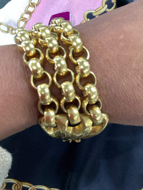 Robert Lee Morris Bracelet Gold Tone