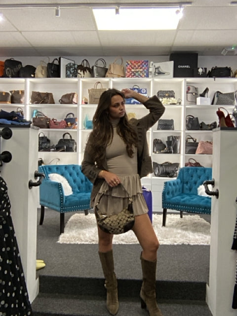 Coach Canvas Shoulder Bag