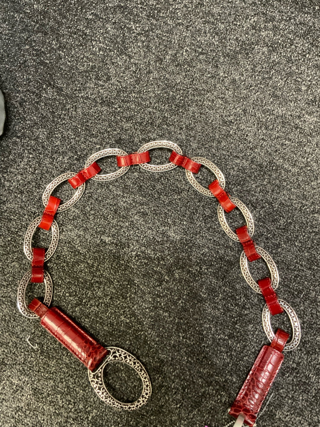 Brighton O/S Oval Buckle Stretch Belt