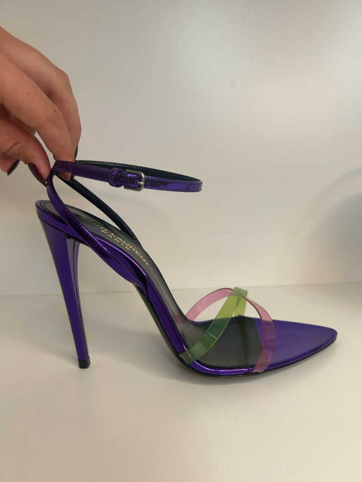 NIB Yves Saint Laurent Fever 110 Shoes Sandals Sz 37