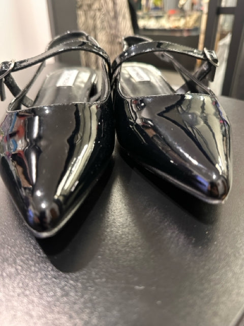 Steve Madden Sz 9 Black Slingbacks Shoes