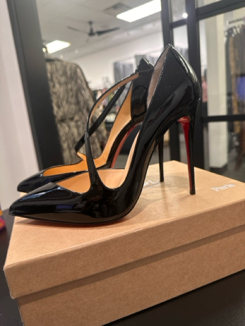 Christian Louboutin Sz 41 Black Pumps Shoe