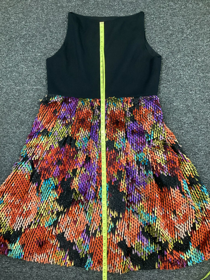 Lela Rose Black Fringe Bottom Dress Size 20