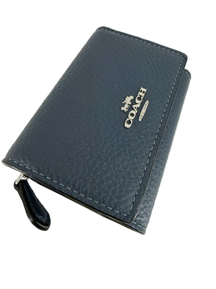 Coach Mico Blue Wallet