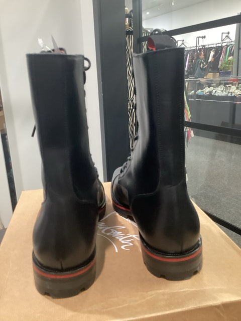 Christian Louboutin Sz 45 Designer Black Boots