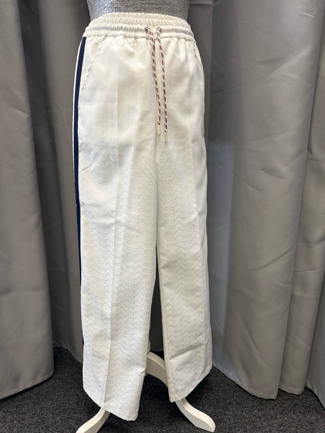 Gucci Red & Blue Stripe Joggers w Horsebit print Pant