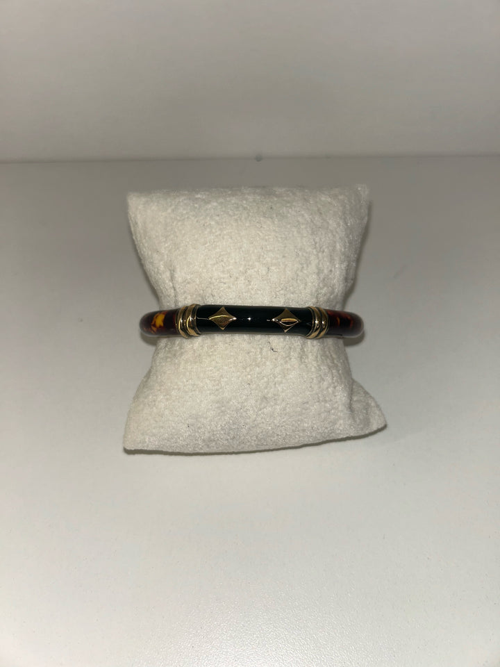 Vinatge TEOREMA Sterling Vermeil Enamel Bracelet
