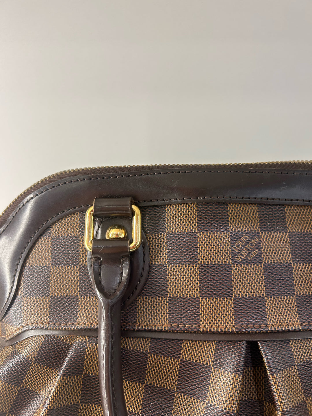 Louis Vuitton Damier Ebene Trevi PM Satchel Bag