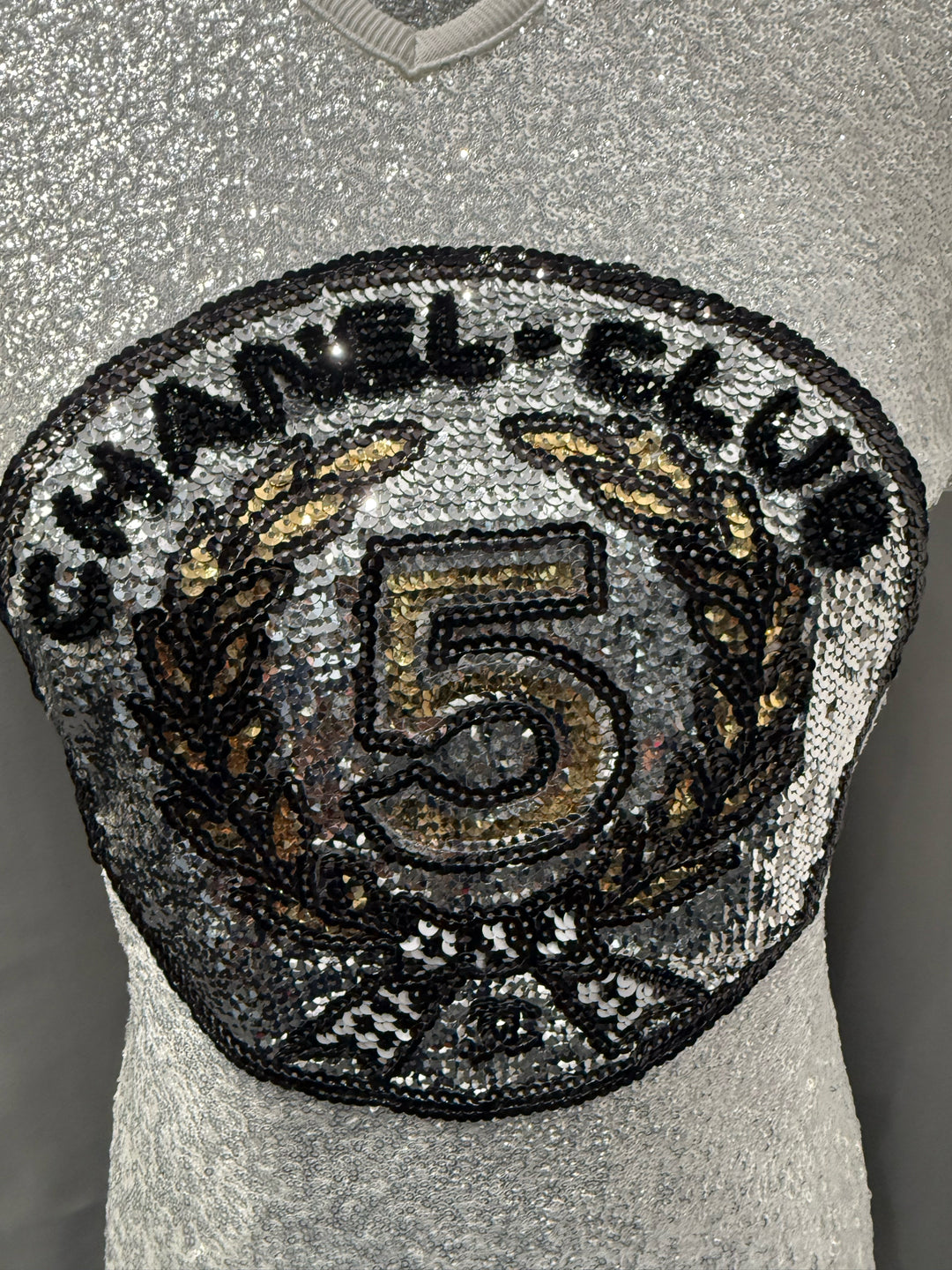 Chanel Montecarlo Sequin T-shirt Size 40