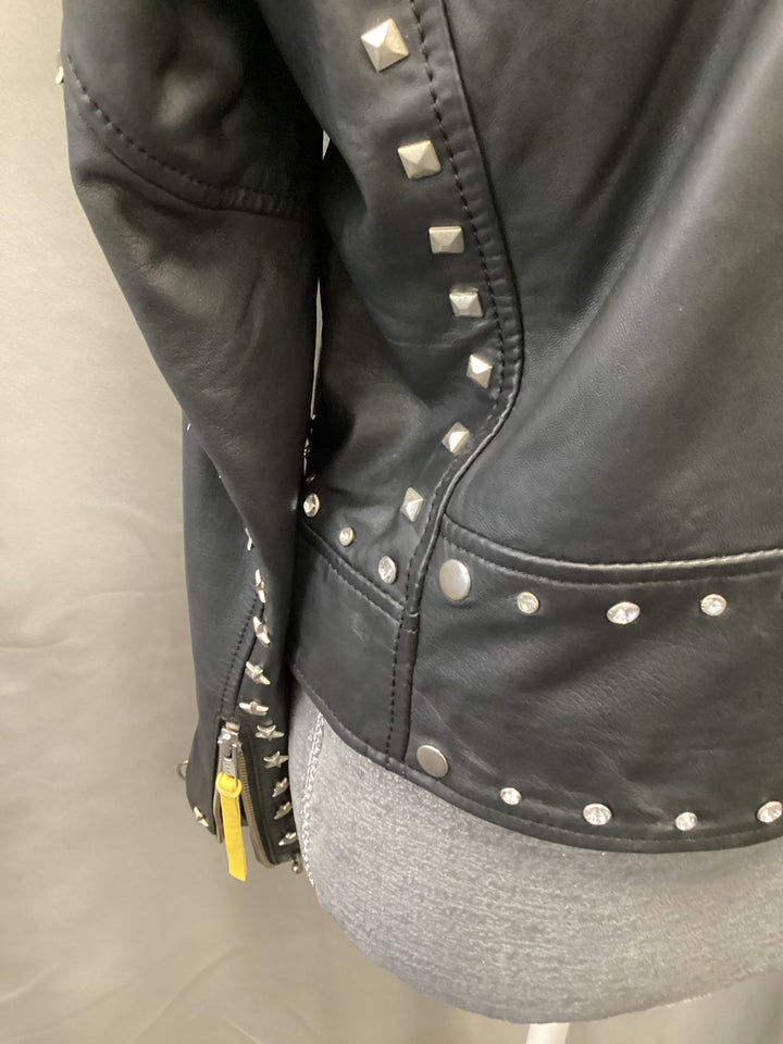 NWT Atelier Nicole Miller Moto Jacket Size S