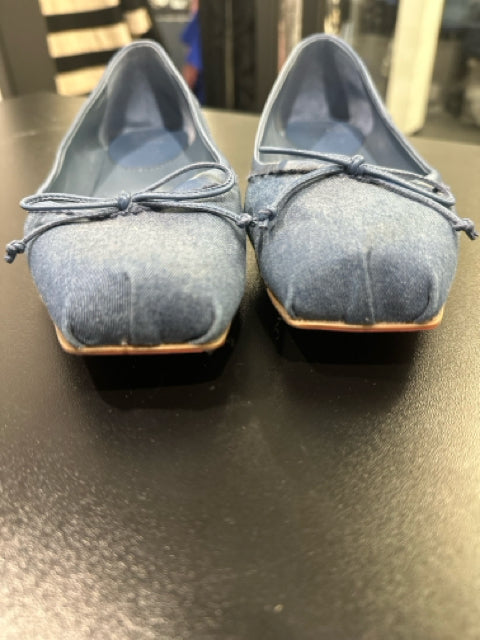Christian Louboutin Sz 39 Denim Flats Shoes
