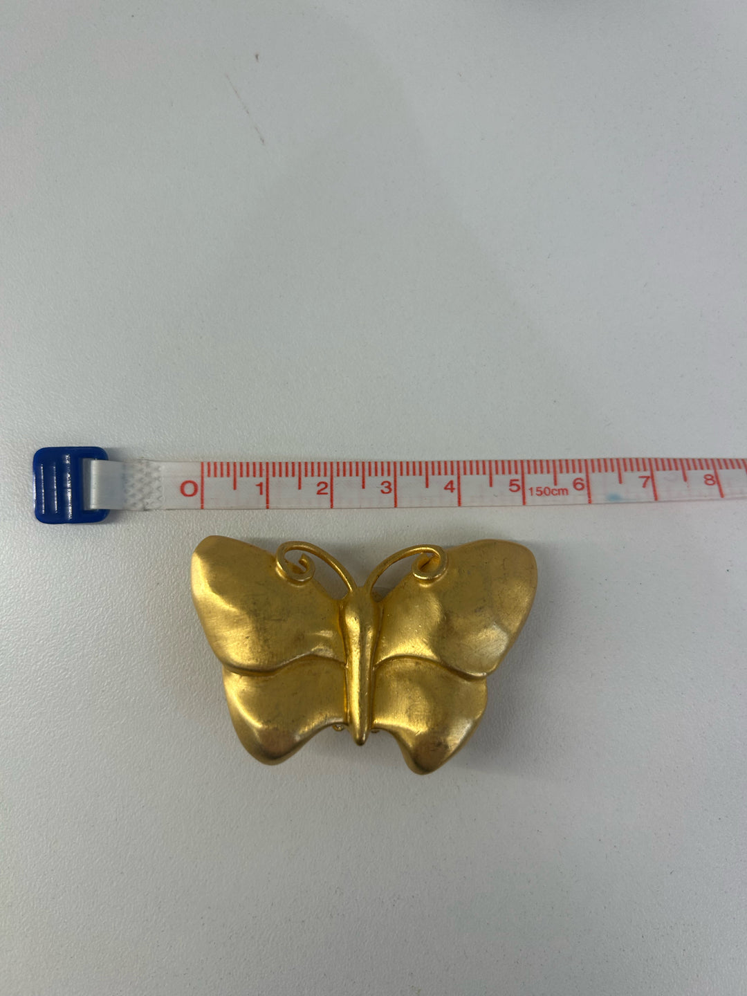 Vintage Givenchy Gold Clip On Butterfly Earrings